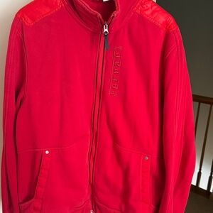 Ferrari Bold Red Windbreaker Jacket